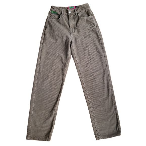 Empyre Other - EMPYRE Y2K Tori Corduroy Pants High Rise Skater Women Brown0